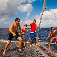 Catamaran snorkeling and sailing tour